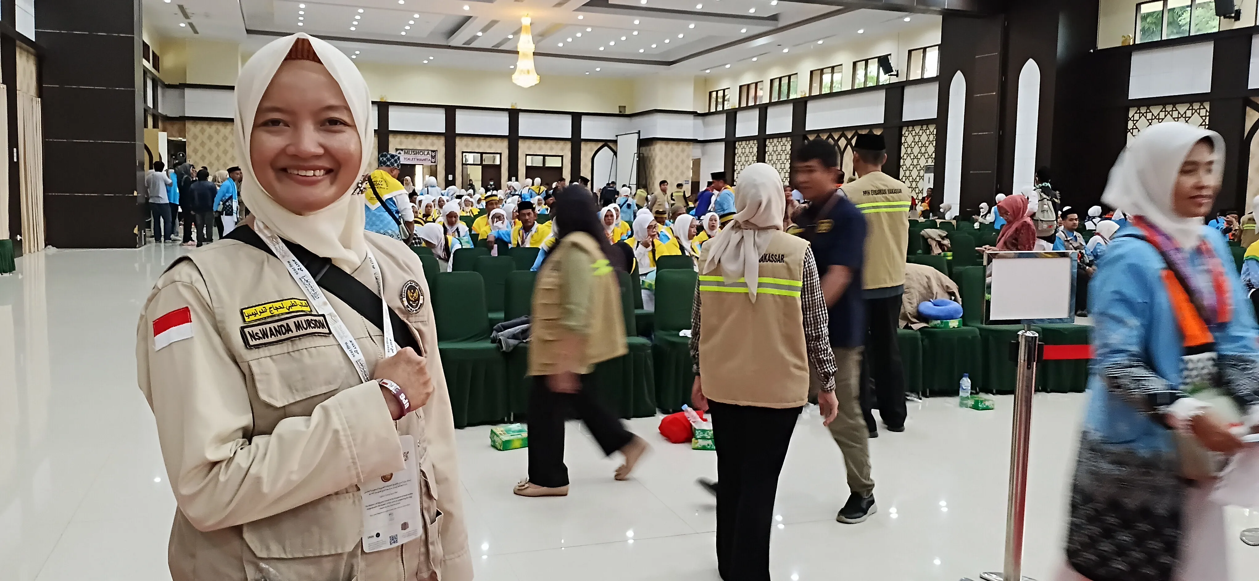Wanda Mursidin, Perawat Kloter UPG 17: Khidmah Menjaga Kesehatan Tamu Allah