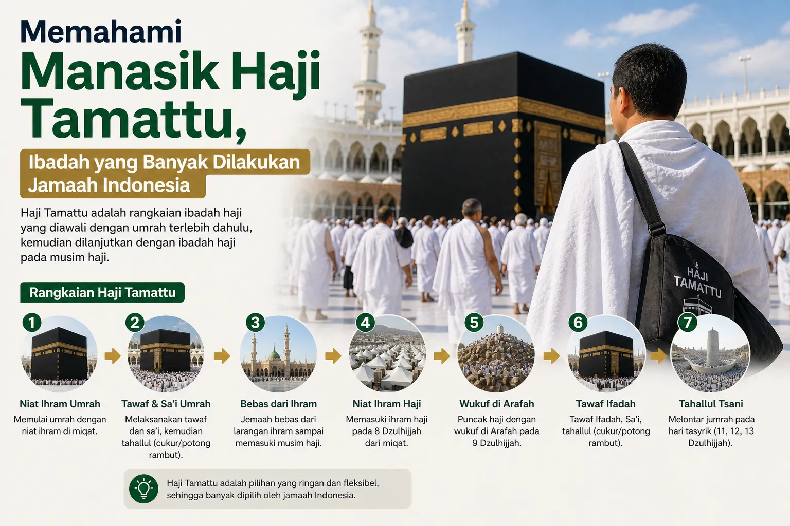 Memahami Manasik Haji Tamattu, Ibadah yang Banyak Dilakukan Jamaah Indonesia